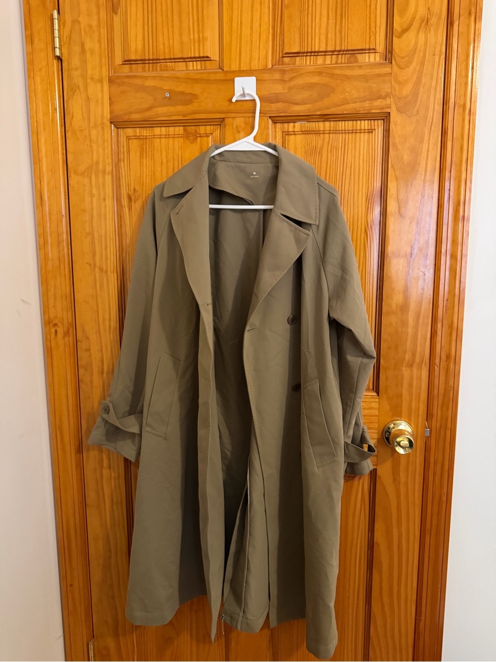 Women’s Olive Trench Coat Jacket